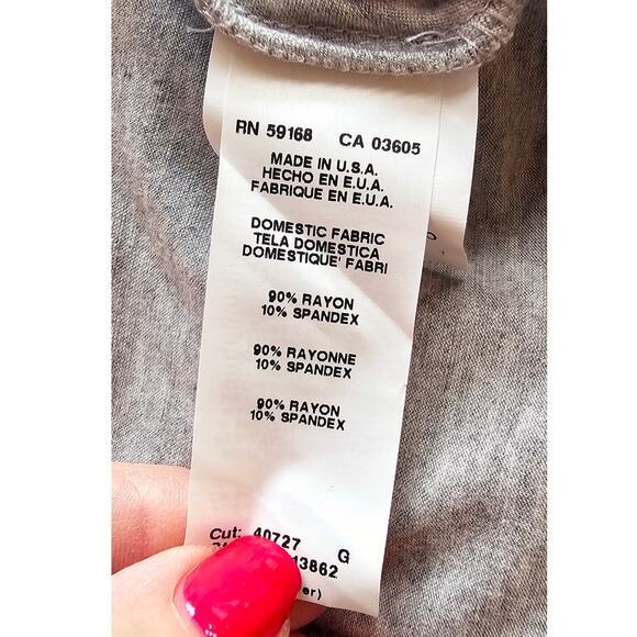 Karen Kane Women Open Front Stretch Waterfall Wrap Cardigan Sweater Size S Gray - Picture 5 of 5